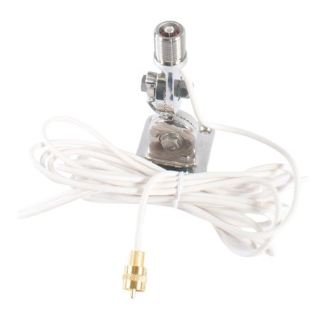 SHAKESPEARE Quick Connect SS Mount w/Cable f/Quick Connect Antenna QCM-S